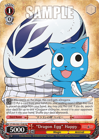 "Dragon Egg" Happy (FT/EN-S02-104R+RE) — Chronicle Set Fairy Tail
