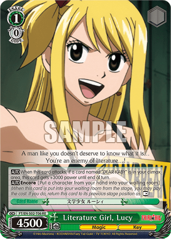 Literature Girl, Lucy (FT/EN-S02-T06+RE) — Chronicle Set Fairy Tail