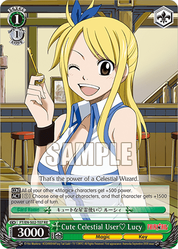 Cute Celestial User? Lucy (FT/EN-S02-T07+RE) — Chronicle Set Fairy Tail