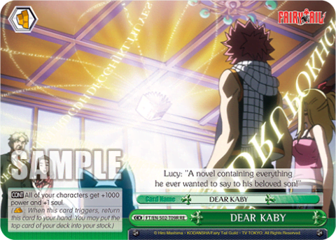 DEAR KABY (FT/EN-S02-T09R+RE) — Chronicle Set Fairy Tail