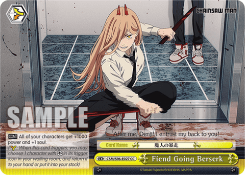 Fiend Going Berserk (CSM/S96-E027) — Chainsaw Man