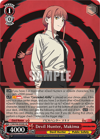 Devil Hunter, Makima (Holo) (CSM/S96-E058S) — Chainsaw Man