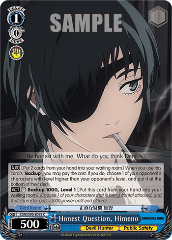 Honest Question, Himeno (CSM/S96-E093) — Chainsaw Man