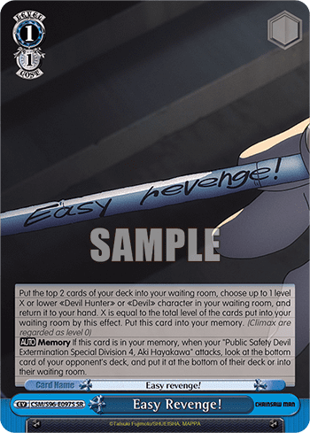 Easy Revenge! (Holo) (CSM/S96-E097S) — Chainsaw Man