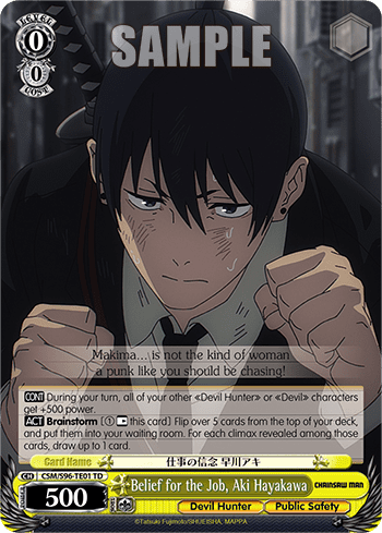 Belief for the Job, Aki Hayakawa (CSM/S96-TE01) — [TD] Chainsaw Man