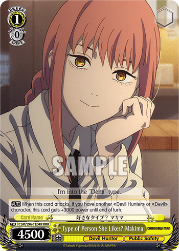 Type of Person She Likes? Makima (CSM/S96-TE04R) — [TD] Chainsaw Man