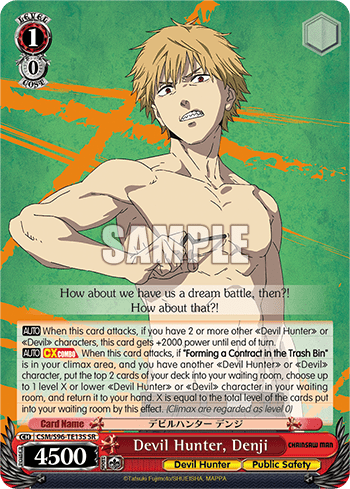 Devil Hunter, Denji (Holo) (CSM/S96-TE13S) — [TD] Chainsaw Man