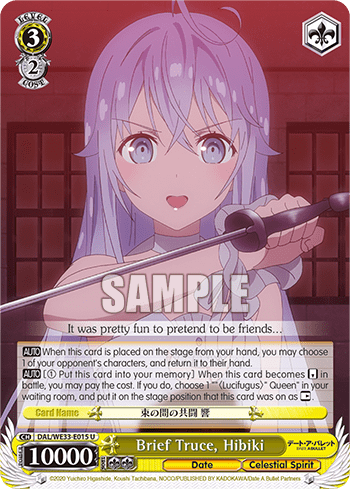 Brief Truce, Hibiki (DAL/WE33-E015) — [EX] Date A Bullet