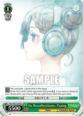 In Recollections, Tsang (DAL/WE33-E037) — [EX] Date A Bullet