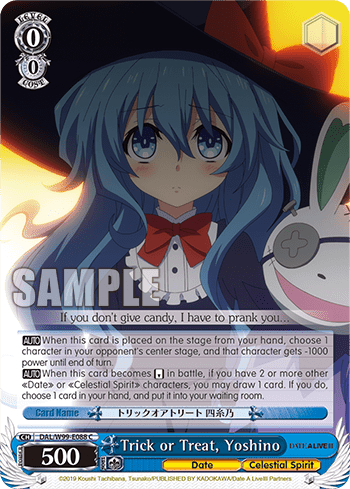 Trick or Treat, Yoshino (DAL/W99-E088) — Date A Live Vol.2