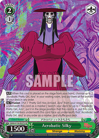 Acrobatic Silky (Holo) (DDD/S118-E027S) — Booster Pack TV Anime “DANDADAN”