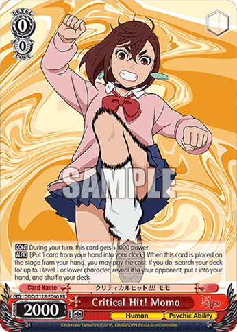 Critical Hit! Momo (DDD/S118-E046) — Booster Pack TV Anime “DANDADAN”