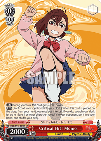 Critical Hit! Momo (Holo) (DDD/S118-E046S) — Booster Pack TV Anime “DANDADAN”