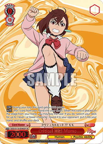 Critical Hit! Momo (DDD/S118-E046SP) — Booster Pack TV Anime “DANDADAN”
