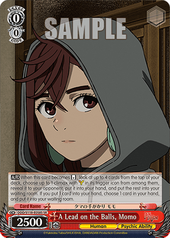 A Lead on the Balls, Momo (Holo) (DDD/S118-E058S) — Booster Pack TV Anime “DANDADAN”