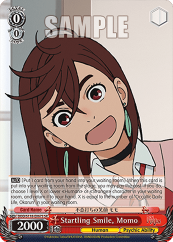Startling Smile, Momo (Holo) (DDD/S118-E067S) — Booster Pack TV Anime “DANDADAN”