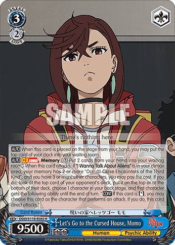Let's Go to the Cursed House, Momo (DDD/S118-E082) — Booster Pack TV Anime “DANDADAN”
