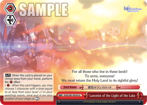 Lancelot of the Light of the Lake (FGO/S87-E078) — Fate/Grand Order THE MOVIE Divine Realm of the Round Table: Camelot