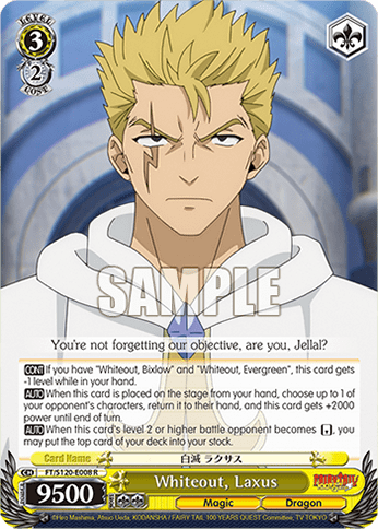 Whiteout, Laxus (FT/S120-E008) — Booster Pack FAIRY TAIL: 100 YEARS QUEST