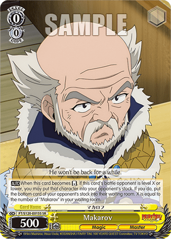Makarov (Holo) (FT/S120-E015S) — Booster Pack FAIRY TAIL: 100 YEARS QUEST