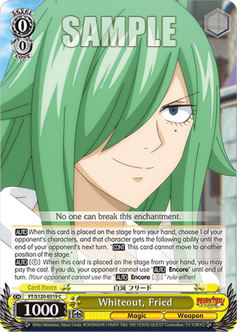 Whiteout, Fried (FT/S120-E019) — Booster Pack FAIRY TAIL: 100 YEARS QUEST