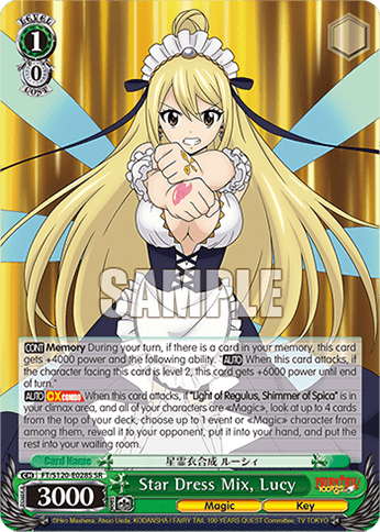 Star Dress Mix, Lucy (Holo) (FT/S120-E028S) — Booster Pack FAIRY TAIL: 100 YEARS QUEST