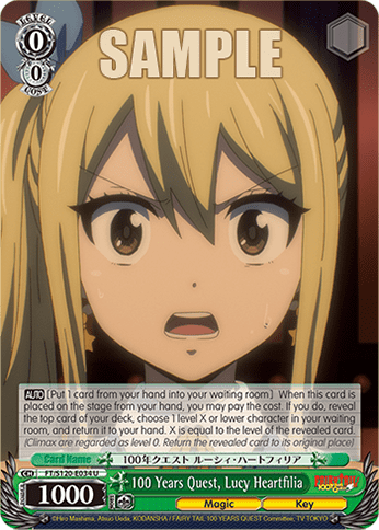100 Years Quest, Lucy Heartfilia (FT/S120-E034) — Booster Pack FAIRY TAIL: 100 YEARS QUEST