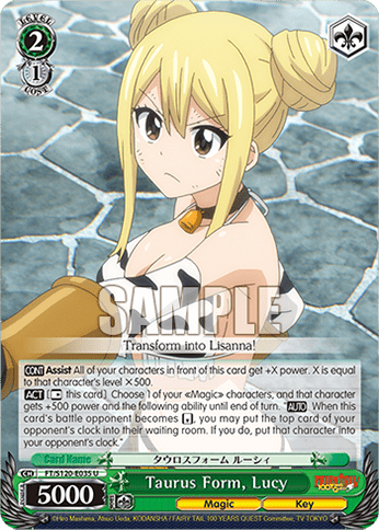 Taurus Form, Lucy (FT/S120-E035) — Booster Pack FAIRY TAIL: 100 YEARS QUEST