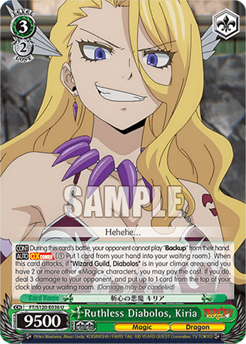 Ruthless Diabolos, Kiria (FT/S120-E036) — Booster Pack FAIRY TAIL: 100 YEARS QUEST