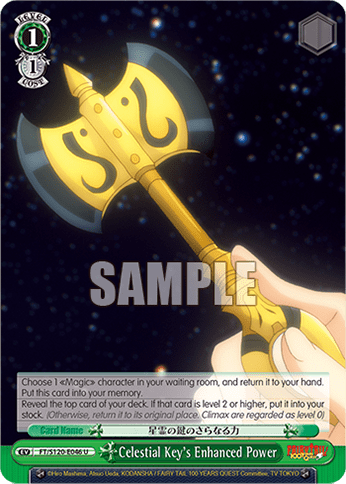 Celestial Key's Enhanced Power (FT/S120-E046) — Booster Pack FAIRY TAIL: 100 YEARS QUEST