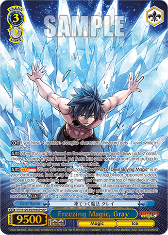 Freezing Magic, Gray (FT/S120-E076SSP) — Booster Pack FAIRY TAIL: 100 YEARS QUEST