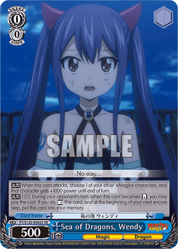 Sea of Dragons, Wendy (Holo) (FT/S120-E082S) — Booster Pack FAIRY TAIL: 100 YEARS QUEST