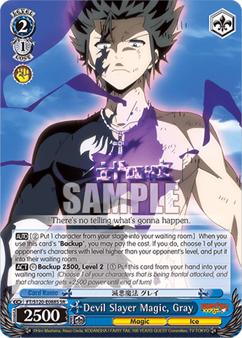 Devil Slayer Magic, Gray (Holo) (FT/S120-E088S) — Booster Pack FAIRY TAIL: 100 YEARS QUEST