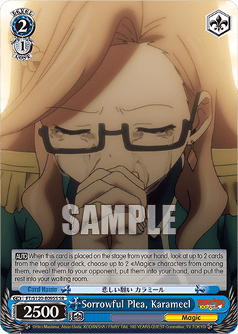 Sorrowful Plea, Karameel (Holo) (FT/S120-E095S) — Booster Pack FAIRY TAIL: 100 YEARS QUEST