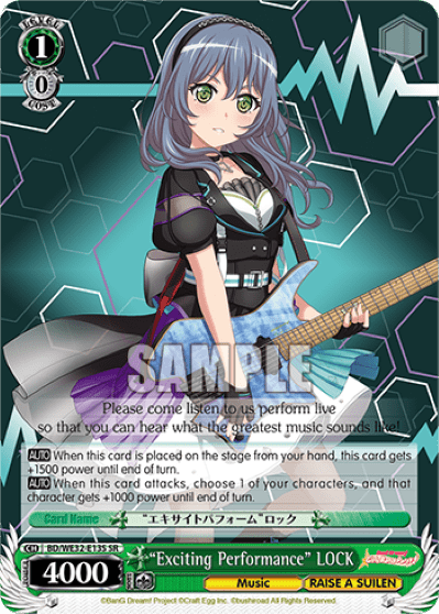"Exciting Performance" LOCK (Holo) (BD/WE32-E13S) — [EX] BanG Dream! Girls Band Party Premium Booster
