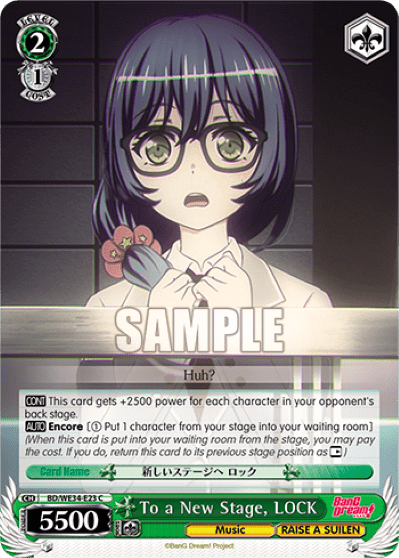 To a New Stage, LOCK (BD/WE34-E23) — [EX] BanG Dream! Girls Band Party Morfonica×RAISE A SUILEN