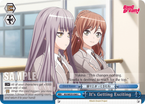 It's Getting Exciting (BD/WE35-E48) — [EX] BanG Dream! Girls Band Party Extra Booster Poppin’Party×Roselia