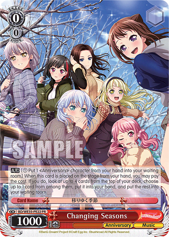 Changing Seasons (BD/WE35-PE22) — [EX] BanG Dream! Girls Band Party Premium Booster