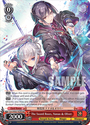 The Sword Roses, Nanao & Oliver (Gnm/WS02-TE24R) — [TD] Dengeki Bunko Schwarz Side