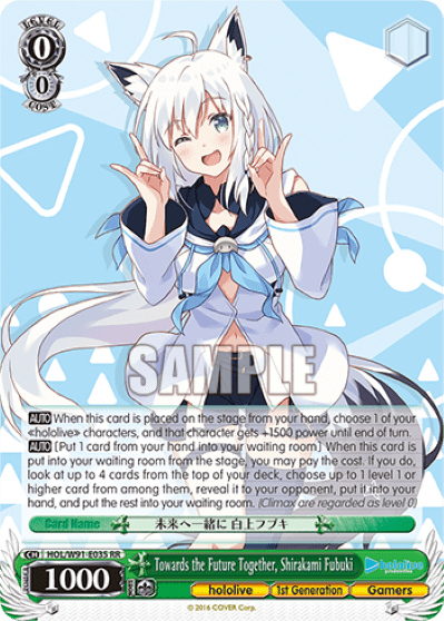 Towards the Future Together, Shirakami Fubuki (HOL/W91-E035) — hololive production
