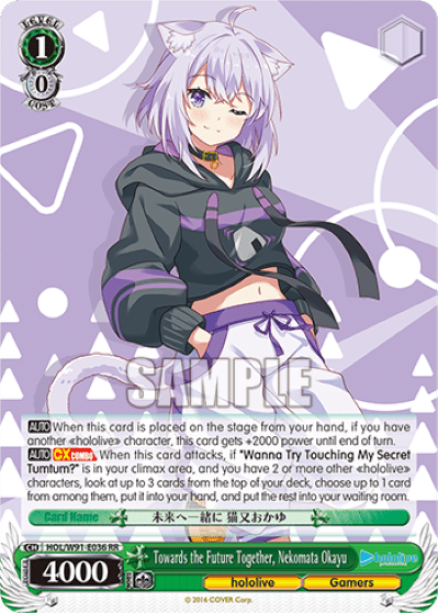 Towards the Future Together, Nekomata Okayu (HOL/W91-E036) — hololive production