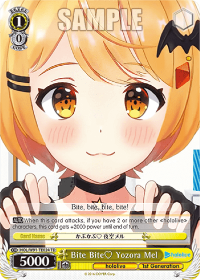 Bite Bite♡ Yozora Mel (HOL/W91-TE024) — [TD] hololive production 1st Generation