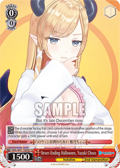 Never-Ending Halloween, Yuzuki Choco (HOL/W91-TE039) — [TD] hololive production 2nd Generation