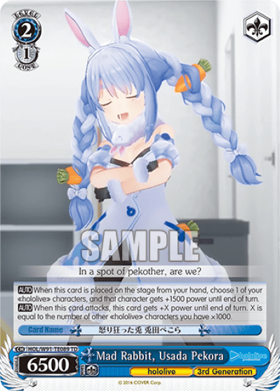 Mad Rabbit, Usada Pekora (HOL/W91-TE089) — [TD] hololive production 3rd Generation