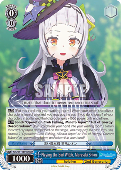Playing the Bad Witch, Murasaki Shion (HOL/W91-TE046R) — [TD] hololive production 2nd Generation