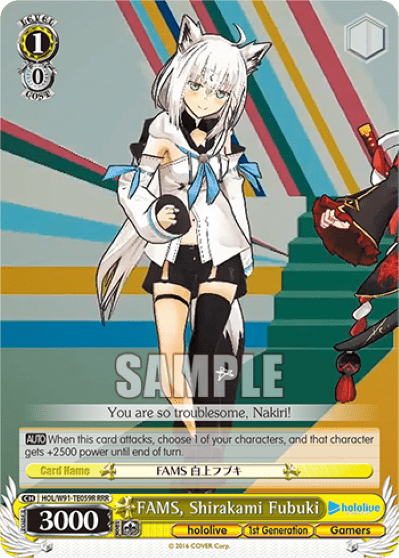 FAMS, Shirakami Fubuki (HOL/W91-TE059R) — [TD] hololive production Gamers