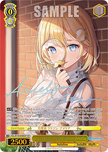 Great Detective, Watson Amelia (HOL/W104-E008SSP) — hololive production Vol.2