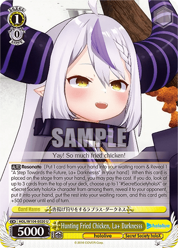 Hunting Fried Chicken, La+ Darknesss (HOL/W104-E020) — hololive production Vol.2