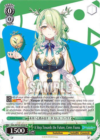 A Step Towards the Future, Ceres Fauna (HOL/W104-E044) — hololive production Vol.2