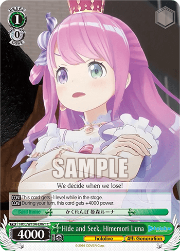 Hide and Seek, Himemori Luna (HOL/W104-E061) — hololive production Vol.2